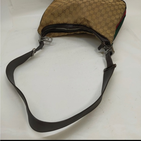 Gucci Tan Shoulder Bag. Sherry line. - Picture 3 of 8